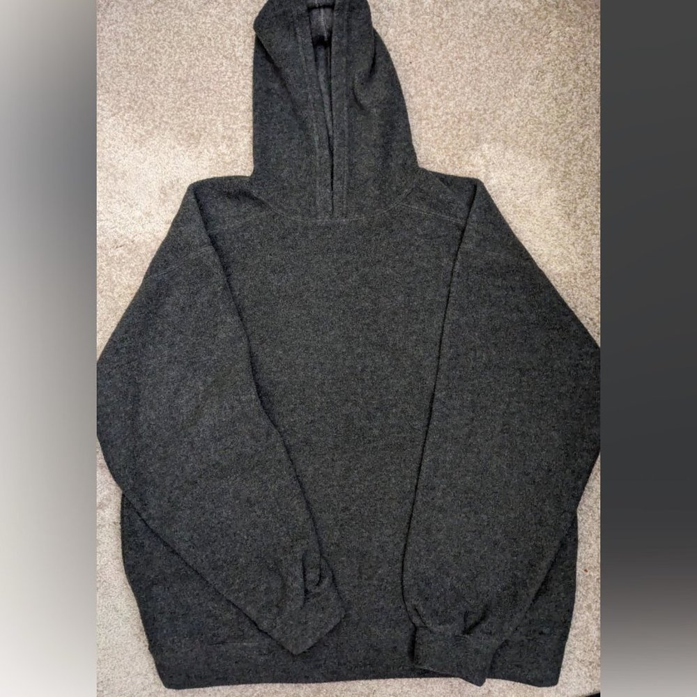 Gap Dark Gray Fleece Hoodie Sweatshirt, XL or 16